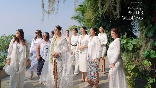 6 Potret Bridesmaid di Pernikahan Hana Saraswati, Ada Angela Gilsha hingga Ranty Maria