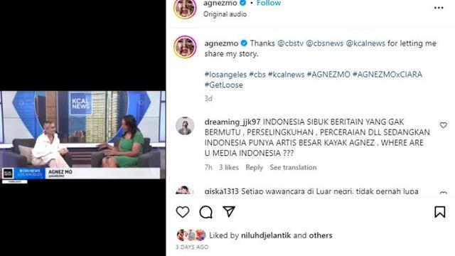 Agnez Mo Ungkap Makna Tato Bhinneka Tunggal Ika di Bahunya Saat Diwawancara TV Amerika