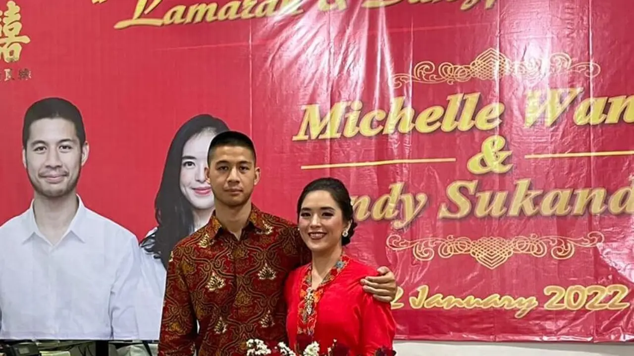 Acara Lamaran Michelle Wanda dan Andy Sukandar