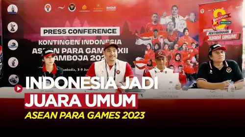 VIDEO: Mantap! Indonesia Raih Juara Umum ASEAN Para Games 2023 di Kamboja