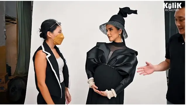 10 Gaya Meternity Shoot Tasya Farasya di Kehamilan Kedua, Tampil Stunning