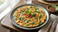 Resep Omelet Tempe Kemangi, Variasi Olahan Telur Agar Tidak Bosan