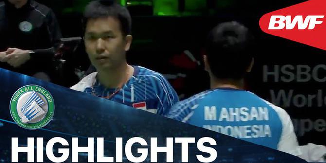 VIDEO: Highlights Laga Seru Babak I All England 20201, Mohammad Ahsan / Hendra Setiawan Taklukkan Wakil Inggris