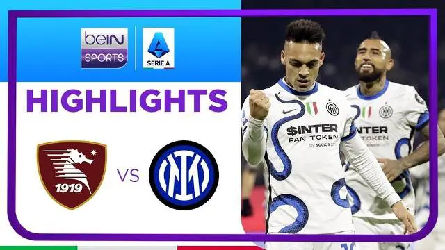 VIDEO: 5 Gol Inter Milan Saat Lumat Salernitana di Liga Italia