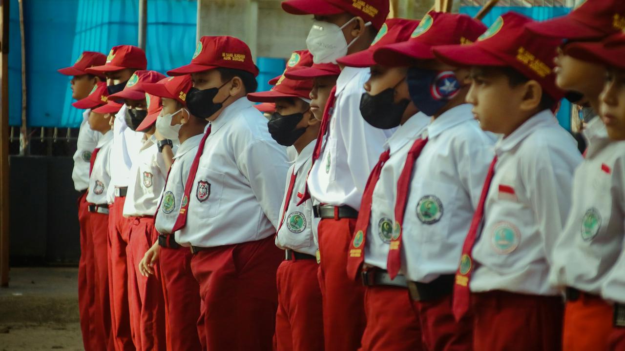 Ilustrasi upacara bendera