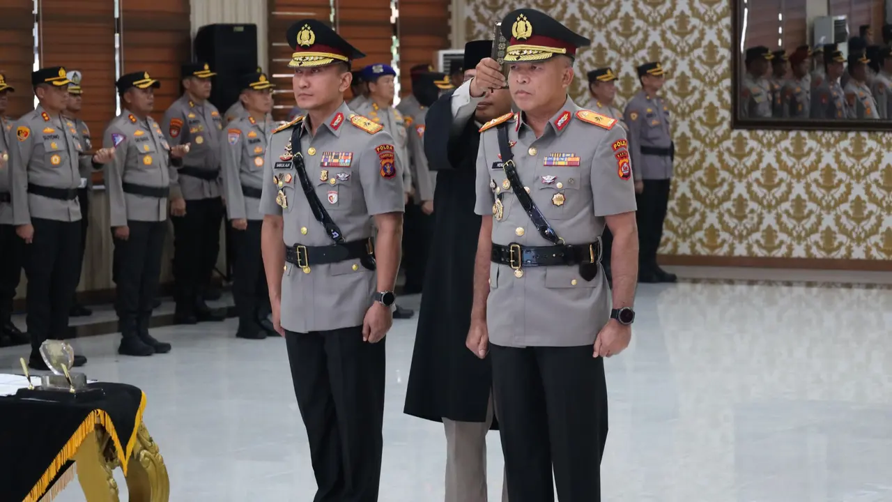 Serah Terima Jangan Wakapolda Banten.  (Senin, 08/07/2024). (Polda Banten).
