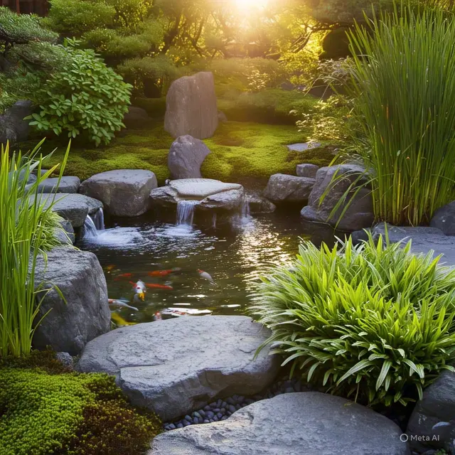 Taman Jepang Pedesaan