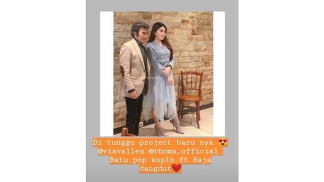 Bakal Duet, Ini 6 Momen Kebersamaan Via Vallen dengan Rhoma Irama