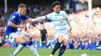 Bek Chelsea, Ben Chilwell, tak gentar dengan persaingan yang akan dihadapi di posisi bek kiri setelah kehadiran&nbsp;Marc Cucurella. (AFP/Lindsey Parnaby)