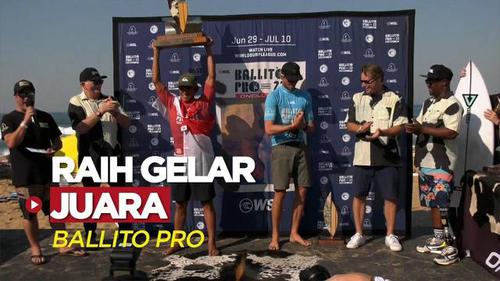 VIDEO: Peselancar Indonesia, Rio Waida Raih Gelar Juara Ballito Pro 2022