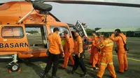 Helikopter andalan Basarnas jatuh di Temanggung, Minggu 2 Juli 2017. (Liputan6.com/Fajar Eko Nugroho)