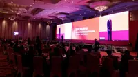 Acara Executive Leadership Program (ELP) bagi para pemimpin BUMN, di Hotel Ritz Carlton Pasific Place, Jakarta, Kamis (13/4/2017). (Ilyas/Liputan6.com)