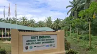 Unit Kompos Asosiasi Pekebun Swadaya Kelapa Sawit LabuhanBatu. (Foto: Liputan6.com/Agustina Melani)