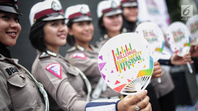 Keseruan Kegiatan Millennial Road Safety Festival 2019 di Bundaran HI
