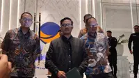 Kuasa Hukum Menteri Pertanian (Mentan) Syahrul Yasin Limpo (SYL), Febri Diansyah. (Liputan6.com/Winda Nelfira)
