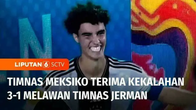 Piala Dunia -17, Timnas Jerman berhasil menumbangkan Meksiko dengan skor 3-1. dengan kemenangan ini, Jerman mengoleksi tiga poin dan berada di posisi kedua Grup F.