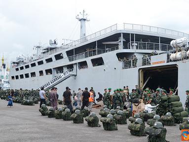 Citizen6, Sumatera Barat: Pasukan dari TNI Angkatan Darat itu kembali ke kesatuan induk usai melaksanakan tugas Opspamrahwan sekitar enam bulan di Maluku dan Maluku Utara. (Pengirim: Dispenkolinlamil).