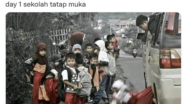 7 Potret Kocak Sekolah Tatap Muka Ala Warganet Ini Bikin Geleng Kepala
