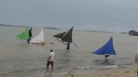 Perahu jong merupakan salah satu permainan tradisonal khas Riau. Tepatnya Masyarakat nelayan Kepulauan Riau yang masih eksis hingga saat ini. (Liputan6.com/ Ist)