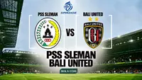 Ilustrasi PSS Sleman versus Bali United, BRI Super League. (Bola.com/AI)