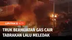 Sebuah truk yang membawa 60 ton gas alam cair bertabrakan dengan sebuah mobil dan mengakibatkan ledakan dahsyat, enam orang tewas dan melukai 11 orang. Informasinya kami rangkum dalam Jendela Dunia.