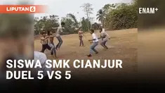 VIRAL SISWA SMK DI CIANJUR DUEL 5 VS 5, KINI SUDAH DIAMANKAN PIHAK POLISI