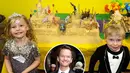 Sangat menggemaskan ketika si kembar Harper dan Gideon berulang tahun yang ke-5, kue ulang tahun mereka didekor oleh sang ayah Neil Patrick Harris. (via people.com)