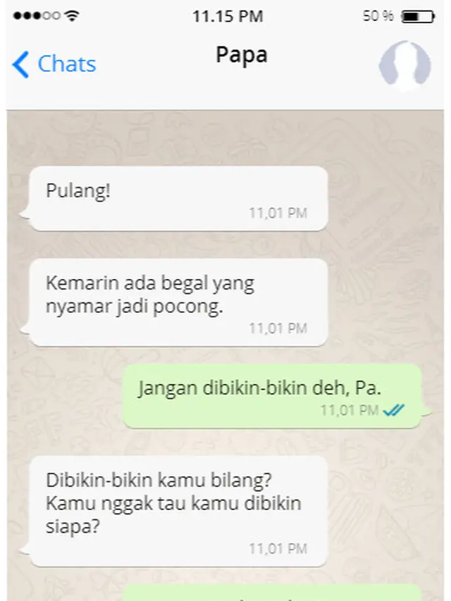 obrolan kocak ayah dan anak (sumber: brilio)
