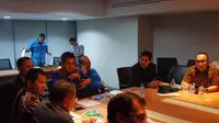 Suasana rapat Komite Eksekutif PSSI yang akhirnya melahirkan 15 putusan. (Bola.com/Tengku Sufiyanto)
