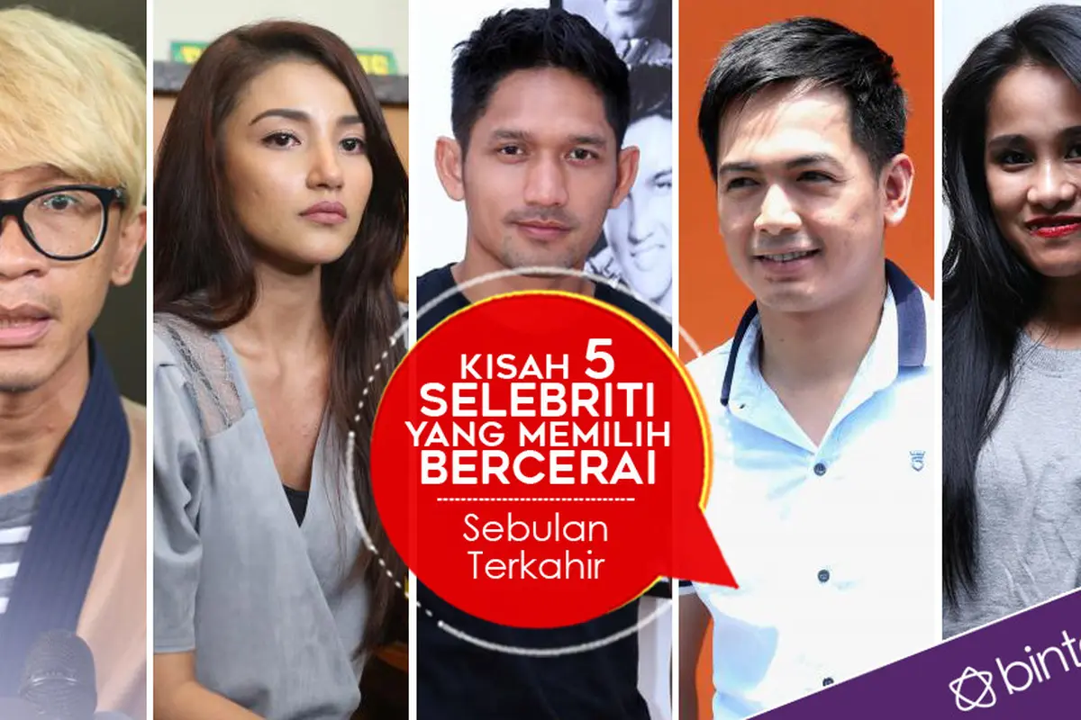 Kisah 5 Selebriti yang Memilih Bercerai Sebulan Terkahir