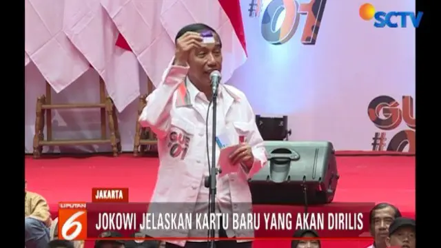 Tak hanya KIP Kuliah, Jokowi juga menawarkan kartu pra-kerja yang mengatasi permasalahan pengangguran.