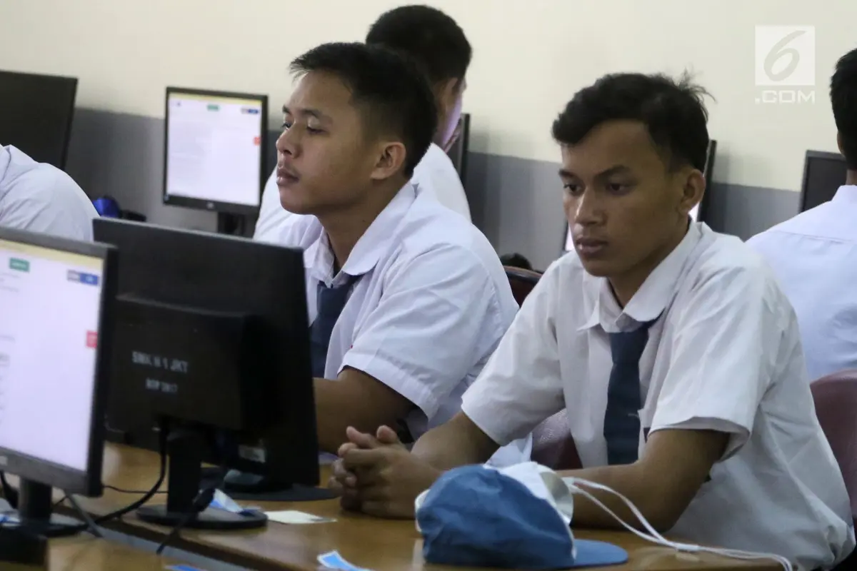 Pelaksanaan UNBK SMK di Jakarta