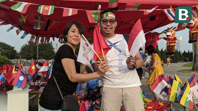 Pedagang di SEA Games 2021