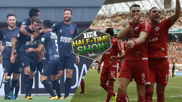 Berita video Half Time Show yang membahas perburuan gelar juara Liga 1 2018 dan kisruh yang sedang menghantam PSSI.