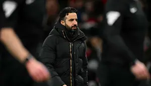 Manajer Manchester United Ruben Amorim (AFP)