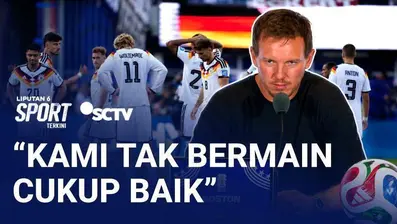 Pelatih Timnas Jerman, Julian Nagelsmann, mengungkapkan kekecewaannya setelah Der Panzer tersingkir dari Piala Dunia 2026 usai kalah dari Paraguay melalui adu penalti. 

Nagelsmann menilai timnya gagal memanfaatkan dominasi permainan menjadi gol, mes...