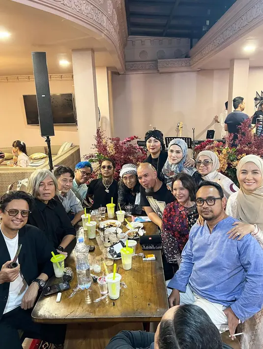 Ulang tahun Anang Hermansyah. [Foto: Instagram/meisya_siregar]