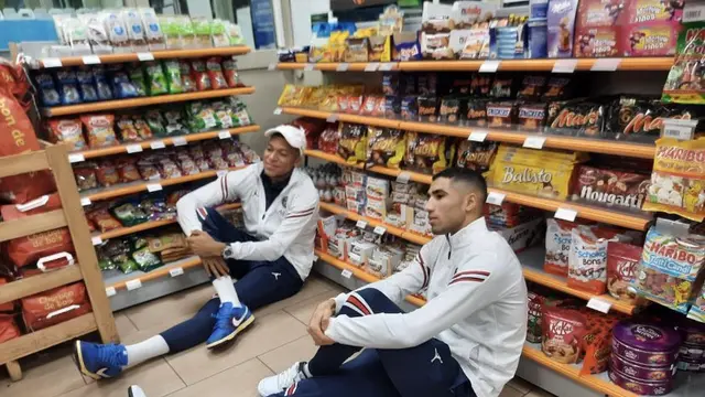 Kylian Mbappe dan Achraf Hakimi
