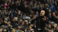 Manajer Manchester City, Pep Guardiola. (AFP/Oli Scarff)