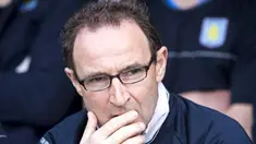 Manajer Aston Villa, Martin O'Neill sesaat sebelum kick-off laga antara Fulham versus Villa di Craven Cottage, London, 9 Mei 2009. AFP PHOTO/Chris Ratcliffe