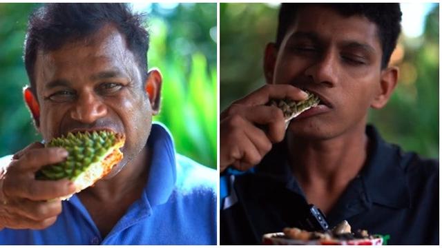 Pria Ini Makan Kulit Durian Demi Konten ASMR, Aksinya Jadi Sorotan