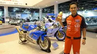 Ardhi Sulistyo mekanik Yamaha asal Jember menjadi runner up dalam World Technician Grand Prix (WTGP) 2018 di Yamaha Motor Company, Iwata, Jepang. (YIMM)