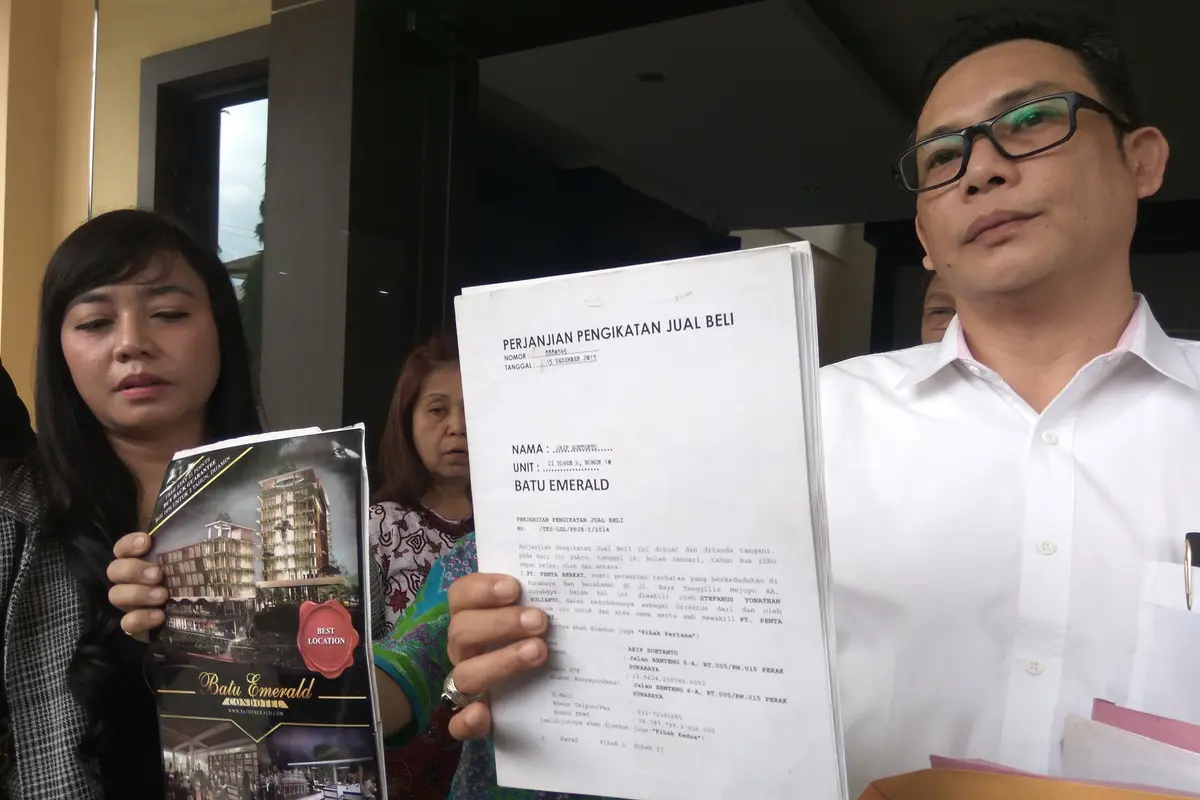 Pelaporan terhadap Fadlan dan Rachmawati
