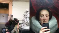 10 Tingkah Kocak Pengunjung Museum dan Galeri Seni Ini Bikin Elus Dada