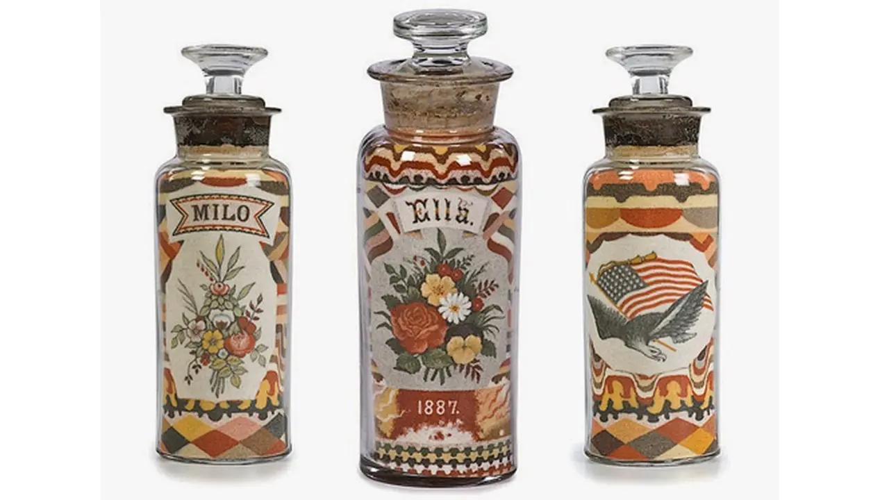 Karya Seni Pasir di Dalam Botol Capai Harga Ratusan Juta Rupiah