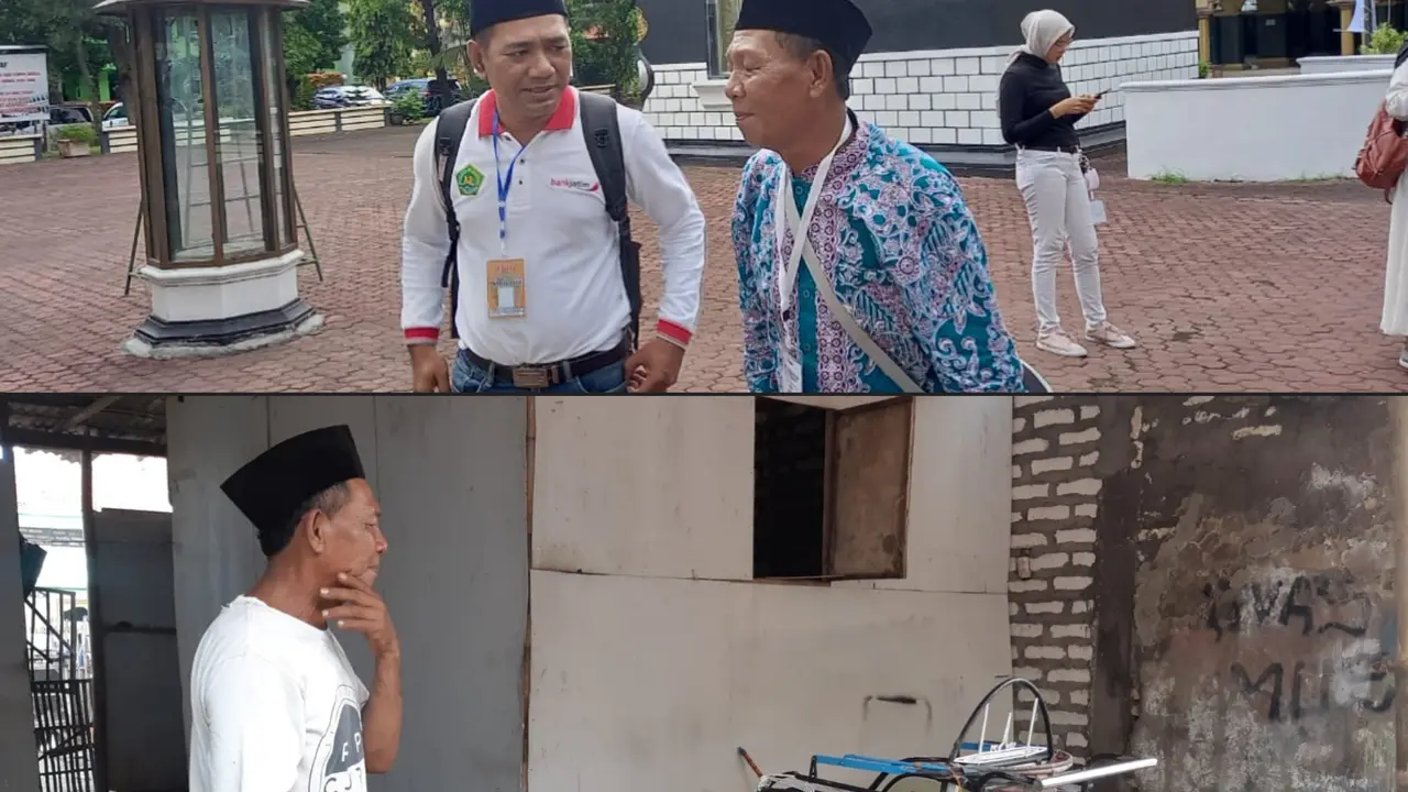 Holili Addrae Sae berasal dari Sampang Madura yang berprofesi sebagai tukang becak tahun ini berangkat haji. (Liputan6.com/ ist)