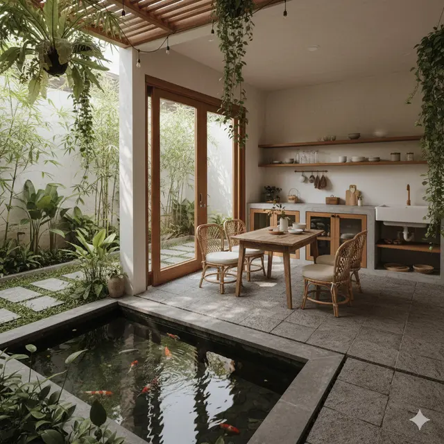 Model Dapur Belakang Rumah. Gemini