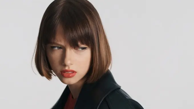 Ilustrasi Model Rambut Pendek dengan Poni (Credit: garetsvisual/freepik)