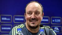 Pelatih Real Madrid, Rafael Benitez. (AFP PHOTO / JOHANNES EISELE)