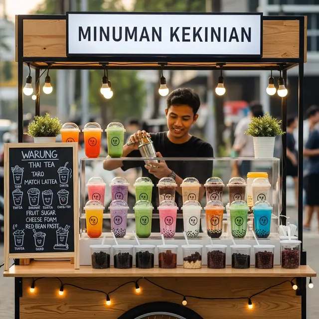 Jualan Minuman Kekinian